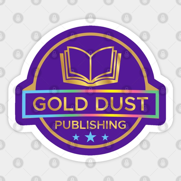 Gold Dust Publishing Rainbow Logo Sticker by Gold Dust Publishing